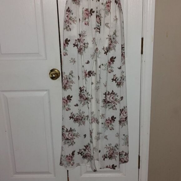 Bongo floral print  smocked short off the shoulder dress  Sz  M - Picture 2 of 9